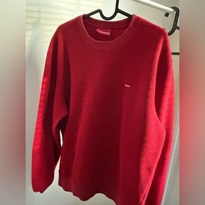 SUPREME FW16 RED CREWNECK